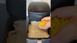 🌽 Crispy Corn Snack in Air Fryer 🤩 #shorts #airfryer #recipe #snacks #trending #viralshorts