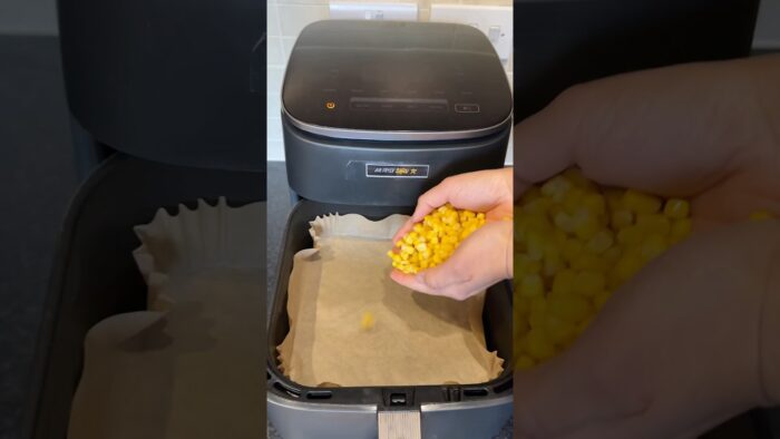 🌽 Crispy Corn Snack in Air Fryer 🤩 #shorts #airfryer #recipe #snacks #trending #viralshorts