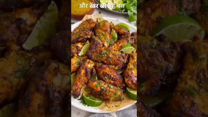 Crispy Lime Chicken Wings | Easy Air Fryer #recipe #shorts #food