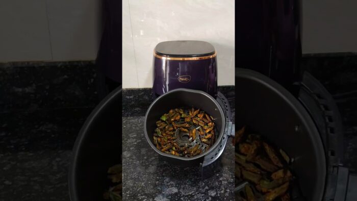Crispy bhindi fry in air fryer |Masala okra fry recipe | ಬೆಂಡೆಕಾಯಿ ಫ್ಫೈ ರೆಸಿಪಿ | Lady finger fry |