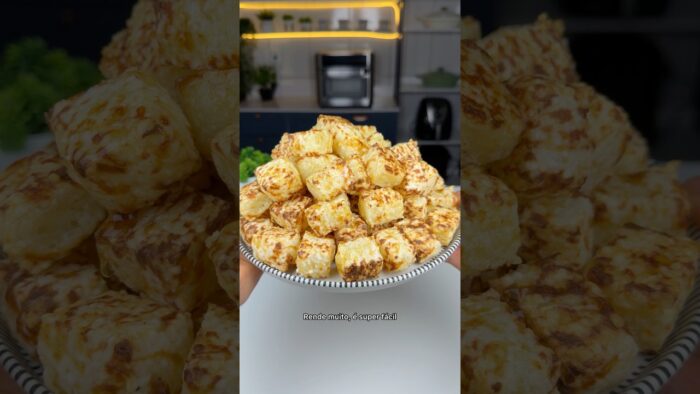 Dadinho de tapioca feito na air fryer ￼