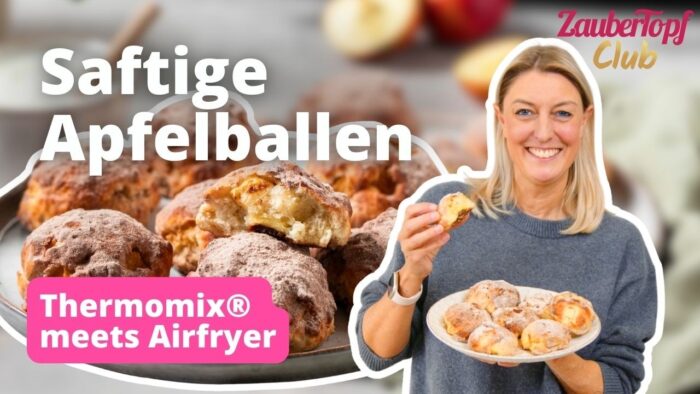 🍎😍 Die saftigsten Apfelballen aus dem Airfryer – schnell & einfach | Thermomix® Rezept