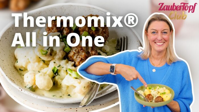 😍 Dieses Thermomix® Familienessen lieben alle! Frikadellen mit Blu­men­kohl | Thermomix® Rezept