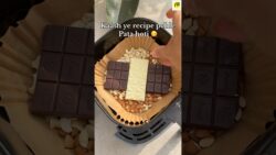 Dryfruits Chocolate in Air Fryer recipe #shorts