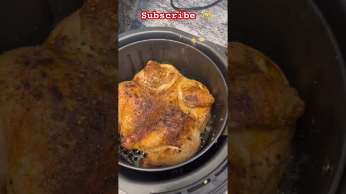 Grilled Chicken in Air Fryer #recipe #food #chicken #airfryer #grill #курица #рецептыкурицы