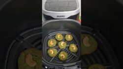 Hara Bhara kebab in Airfryer😋💚 #honeykirasoise #airfryermagic #airfryerrecipes #spottedonshorts