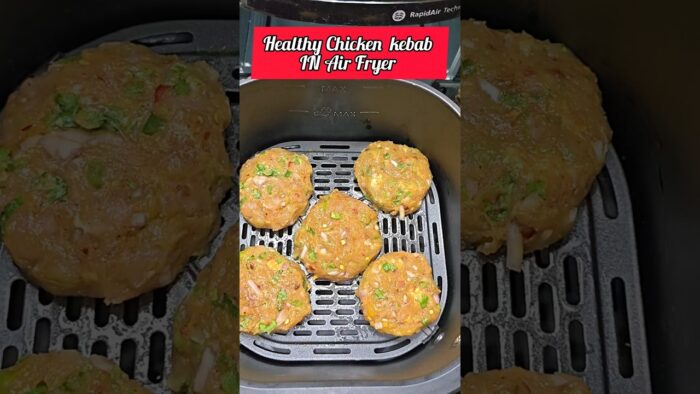 😋Healthy Chicken kebab IN Air Fryer#shorts #trending  #chicken #recipe #food #ytshorts #viral