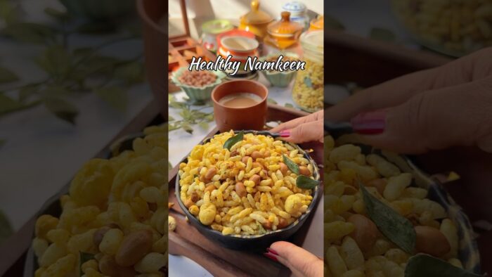 Healthy Namkeen #airfryer #recipe #tea #chai #snack #trending #tasty #foodvideo #shorts #foodie #yum