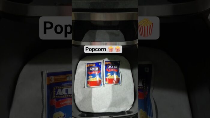 Healthy Popcorn🍿 Recipe | Air Fryer Method