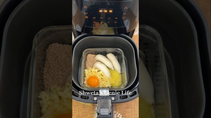 Healthy Til Mawa Cake Recipe in Air Fryer😋#shorts #viral #trending #youtubeshorts #ytshorts #reels