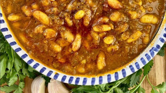Loubia, haricots blancs à la marocaine 🇲🇦 | #thermomix