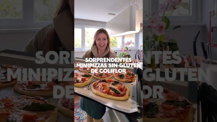 MINIPIZZAS SIN GLUTEN, DE COLIFLOR #cocina #canaldecocina #thermomix #recetas #tm7 #sin gluten