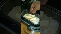 Mac and Butter Recipe in Air Fryer #reel #recipe #cooking #ytshorts .