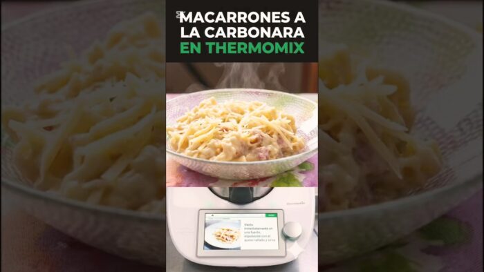 Macarrones a la Carbonara en Thermomix: ¡Súper Cremosos y Rápidos! #thermomix #receta