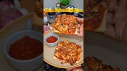 Mini Onion Paneer Pizza/Air Fryer Recipe /Homemade Pizza #shorts #pizza #ytshort #airfryer #viral