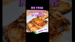 Miso Salmon in 20mins tops! #airfryer #glutenfree #healthymeals #quickmeals
