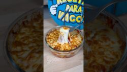 Ñoquis con tomate, pollo y queso en tu freidora de aire ￼