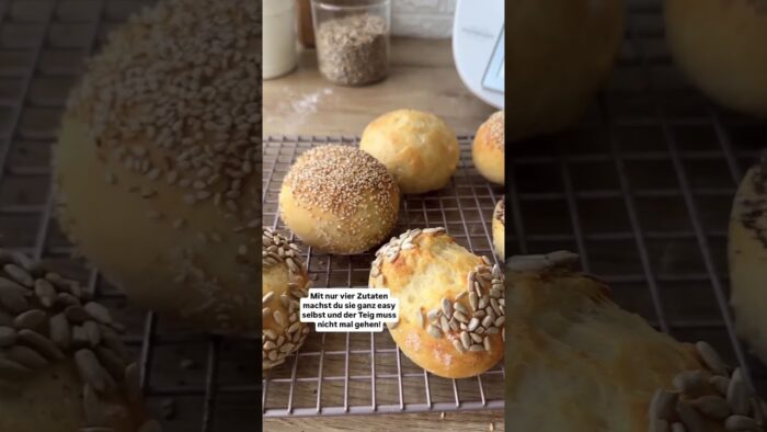 Nur 4 Zutaten! 😍 Die fluffigsten Protein-Brötchen aller Zeiten 🥖 | Thermomix® Rezept