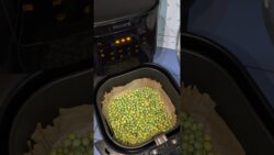Oil-free Masala Matar/Pea😍 Air Fryer Magic in 10 Minutes🫣😋#shorts #shortsfeed #recipe #viral