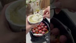 PASTA CON LA FREIDORA DE AIRE #shorts