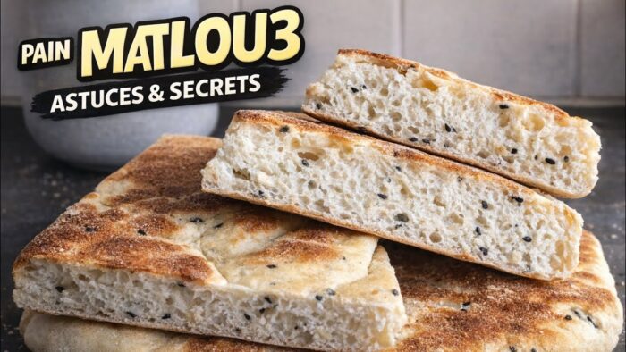 ⭐️Pain matlou3 au thermomix : d’un moelleux incroyable et toujours réussi. M. cuisine