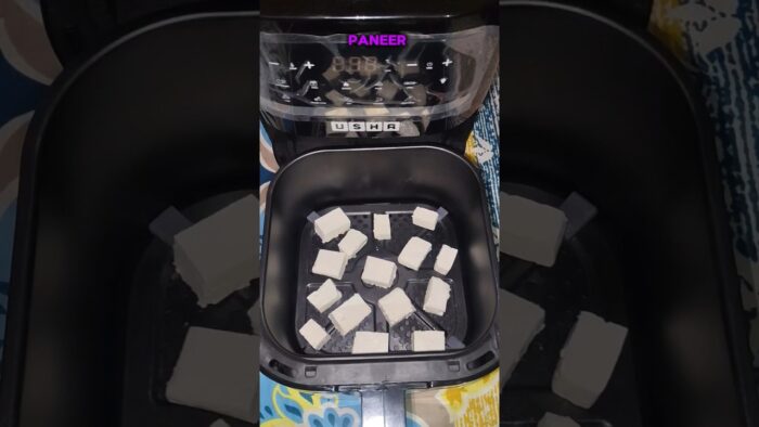 Paneer Tikka Recipe in Air fryer #shorts #food #cooking