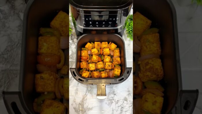 Paneer Tikka en freidora de aire #Shorts