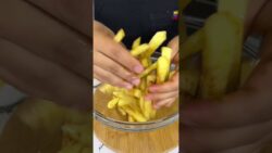 Papas en freidora de aire #shortsviral #recetas #cocinaconsabor