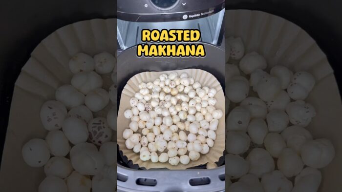 Perfect Roasted Makhana Recipe in Air Fryer | Weight Loss & Kids Snack