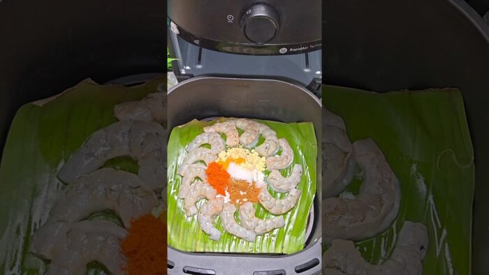🦐 Prawns fry IN Air Fryer #shorts #youtubeshorts #trending #viral #ytshorts #yt