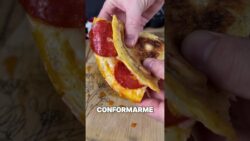 Receta de PIZZA A LA FREIDORA DE AIRE #shorts