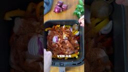 Receta de Wrap de POLLO con AIR FRYEER #shorts