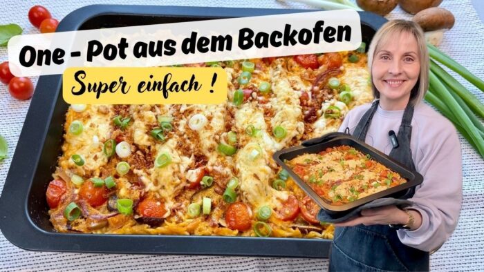 🤩 Risoni – Hähnchen  One – Pot – Gericht aus dem Backofen 😋 – Thermomix® TM5/TM6/TM7