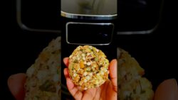 Sabudana Vada in Air Fryer 🤤 #shorts#asmr#mukbang#ytshorts#easyrecipe#recipe#youtubeshorts#airfryer