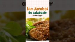 🥒🧀 San Jacobos de calabacín en freidora de aire