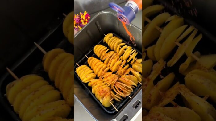 The BEST Air Fryer «Roasted» Potatoes  #airfryerrecipes #cooking #food #recipe  #cosori #airfryer