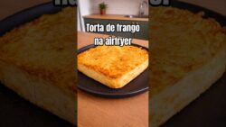 Torta de Frango Proteica na Airfryer (Pronta em Minutos!) #receita #airfryer #torta
