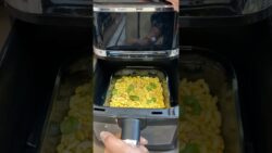 Viral Air-fryer  Murmura Recipe | Healthy Masala Murmura Namkeen at Home | #murmur #viral #shorts |