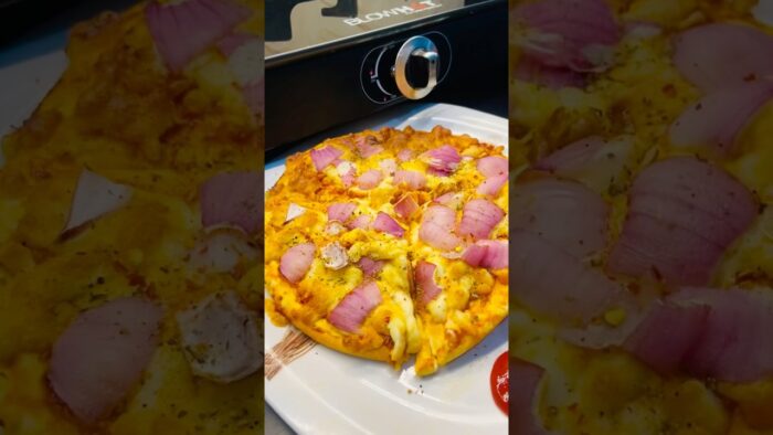 Viral Pizza Recipe Air Fryer |😋#recipe #pizzarecipe #streetfood #pizza #shorts #trendingshorts