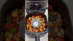 air fryer fried rice #shorts #food #ytstudioes #trending #airfryer #easyrecipe #friedrice