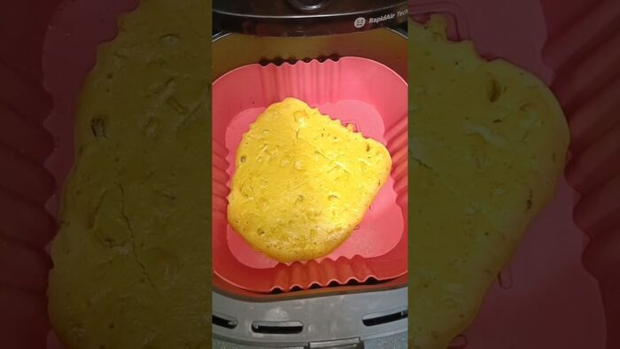 besan chilla in airfare | #viral #airfryer #ytshorts #besanchilla #shorts #recipe