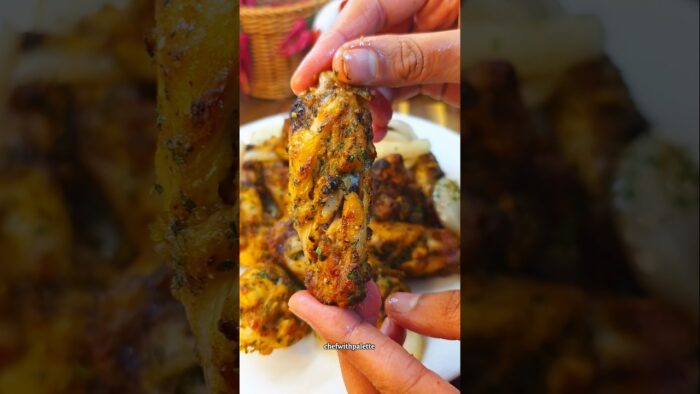 crispy BUT juicy AND moist chicken wings in air fryer #airfryer #chickenwings #recipe #ramadan #food
