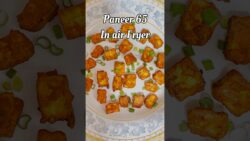 paneer 65 In Air Fryer 😍|#shorts #recipe #airfryerrecipes