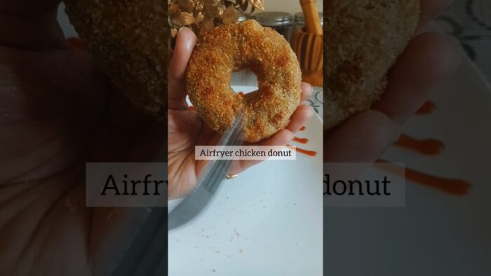 simple & tasty chicken donuts recipe #airfryerrecipes  #chickenrecipe #foodlover