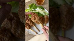 ¡Cómo hacer camarones vietnamitas con caña de azúcar en la freidora de aire! #recetafácil