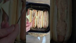 Хот-доги в аэрогриле🌭🔥#hotdog #airfryer #рецепт#вкусно #еда #yummy #быстрые рецепты#america #food