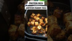 झटपट Paneer tikka at home / less oil Air fryer recipe #trending #viral #dance#funny#youtubeshorts