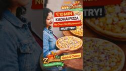 10 Minute cafe style Onion Corn Pizza in Kadhai 😍 | No Oven No Microwave Recipe#pizza #pizzalover