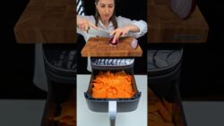 🔥 7-Minute Air Fryer Tortilla Chips Explosion (Extra Hot!) 🔥