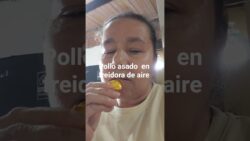 @receta #así  preparé pollo  asado  en  freidora de aire